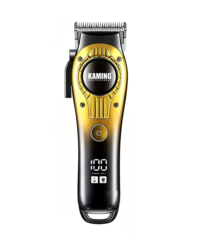 Kaming 1708 Quiet Electric Hair Clipper, Propesyonal na Fade Clipper para sa Paggamit ng Salon na may Digital Display