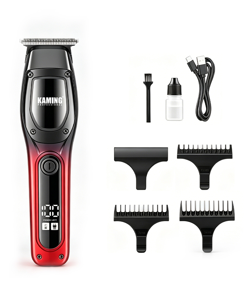Kaming1711 Bagong Electric Hair Clipper para sa Mga Lalaki Zero Gap Digital Display 7000 RPM Detalye Trimmer Cross Border Trade