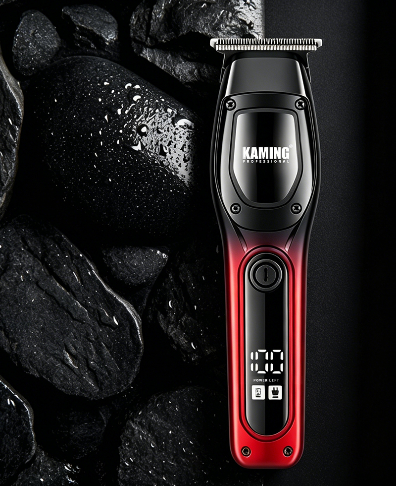 Kaming1711 Bagong Electric Hair Clipper para sa Mga Lalaki Zero Gap Digital Display 7000 RPM Detalye Trimmer Cross Border Trade