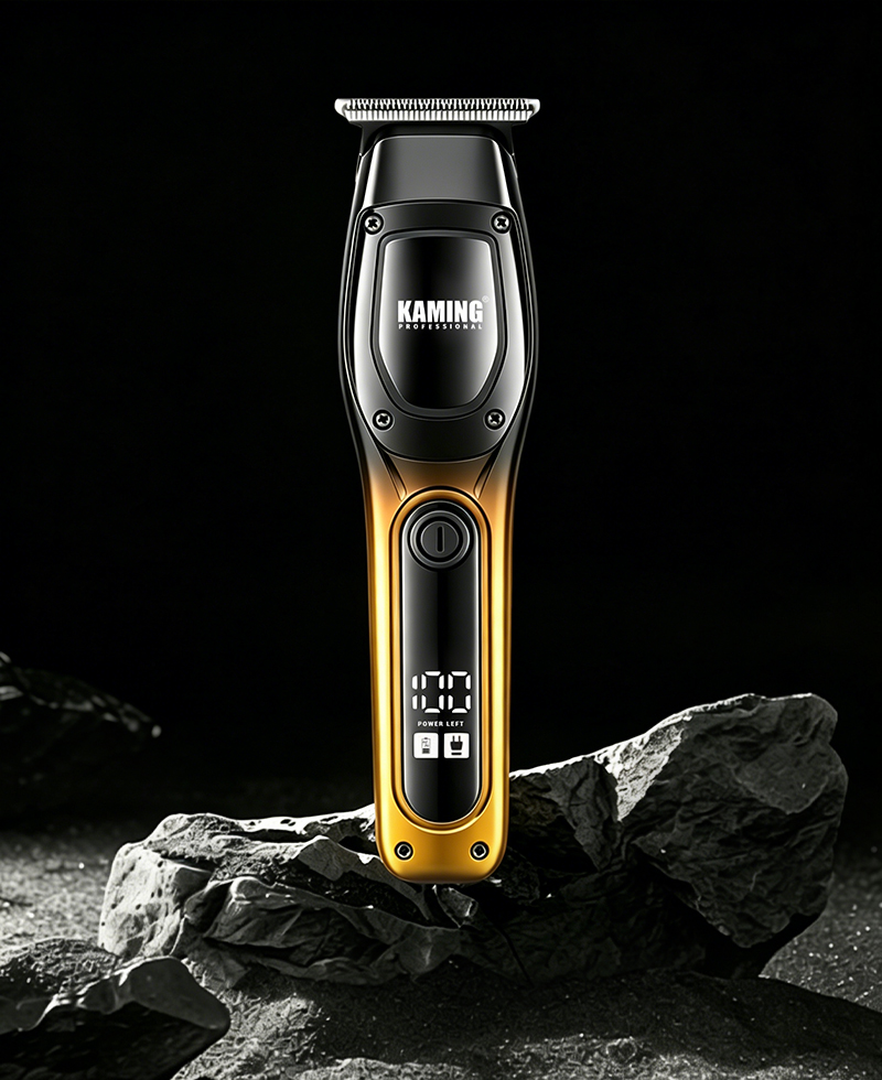 Kaming1711 Bagong Electric Hair Clipper para sa Mga Lalaki Zero Gap Digital Display 7000 RPM Detalye Trimmer Cross Border Trade