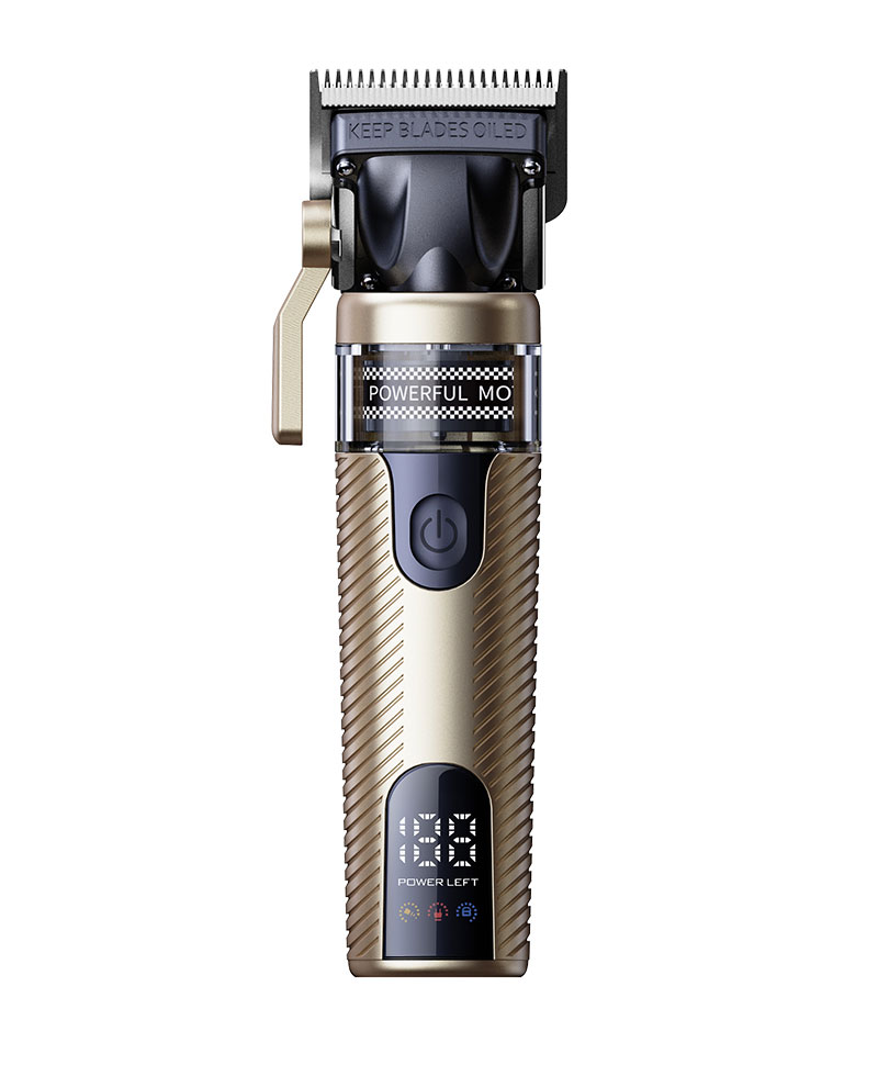 Kaming 319 Professional Hair Clipper na may Brushless Outrunner Motor – Salon-Grade, Vintage Metal Body