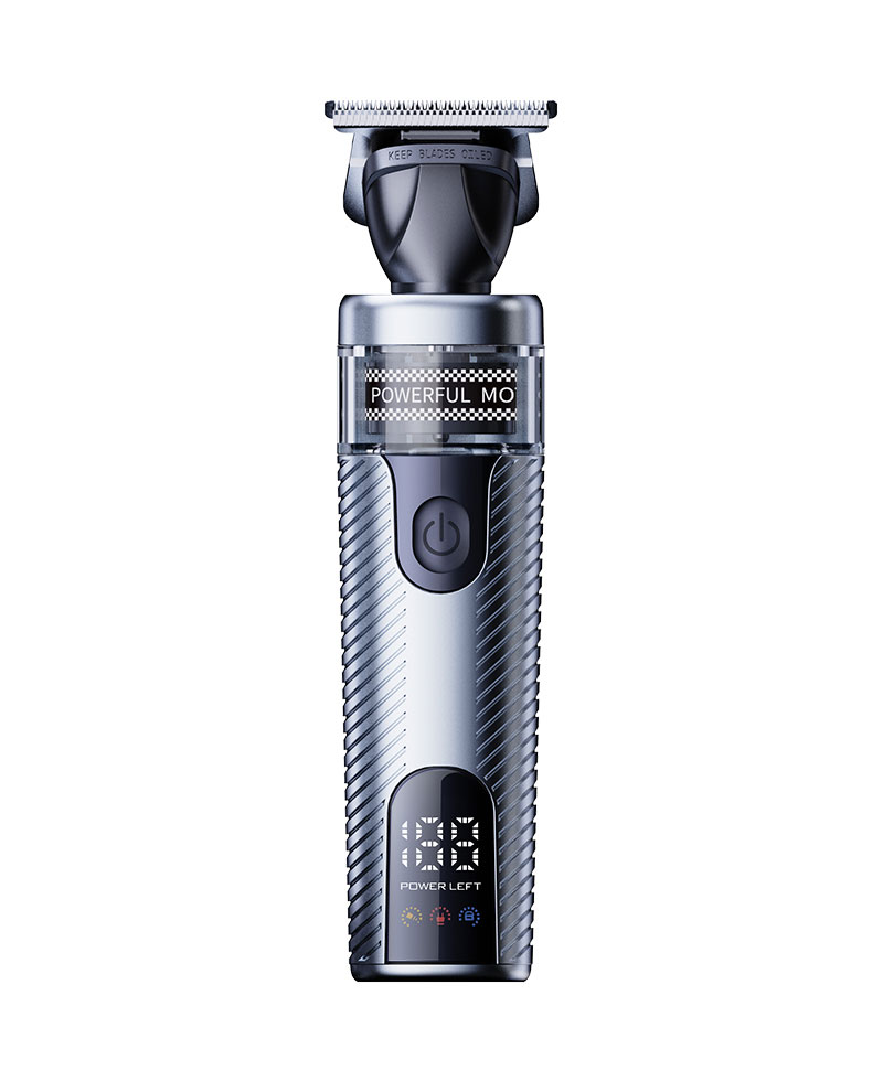 Kaming 320 Professional-Grade Hair Clipper na may Brushless Outrunner Motor, Salon-Specific, Vintage Metal Design