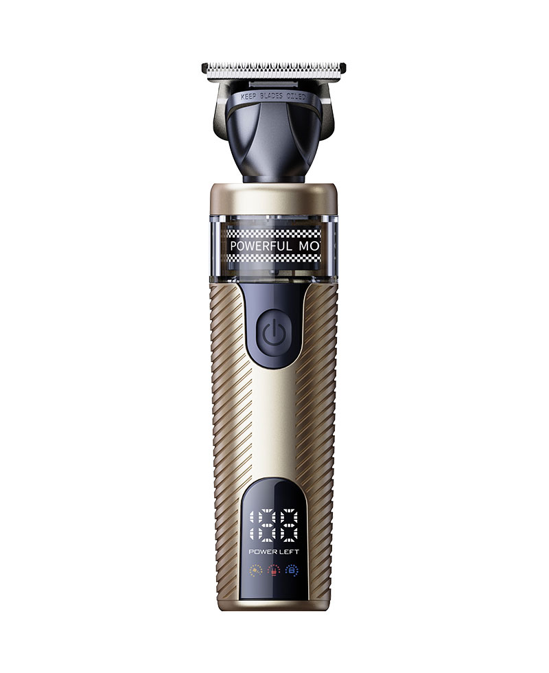 Kaming 320 Professional-Grade Hair Clipper na may Brushless Outrunner Motor, Salon-Specific, Vintage Metal Design